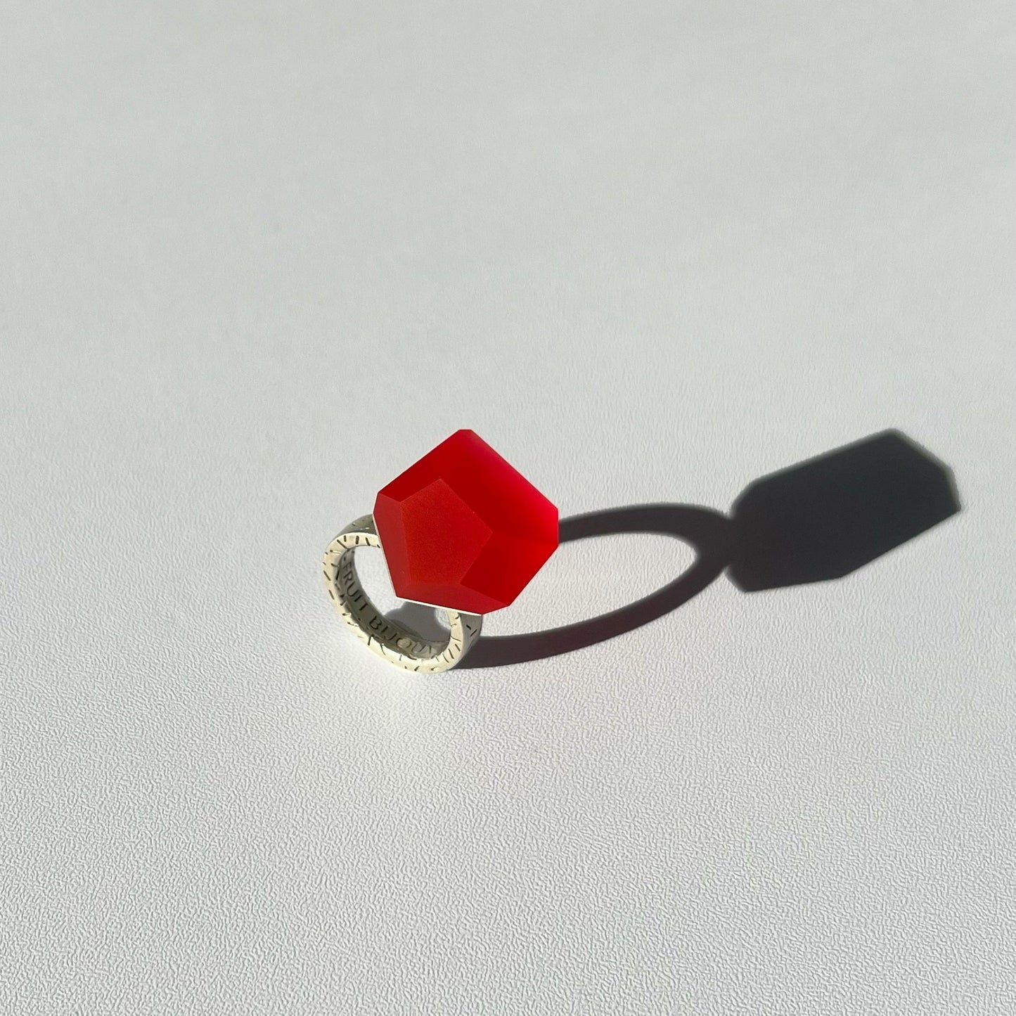 Dashes silver ring