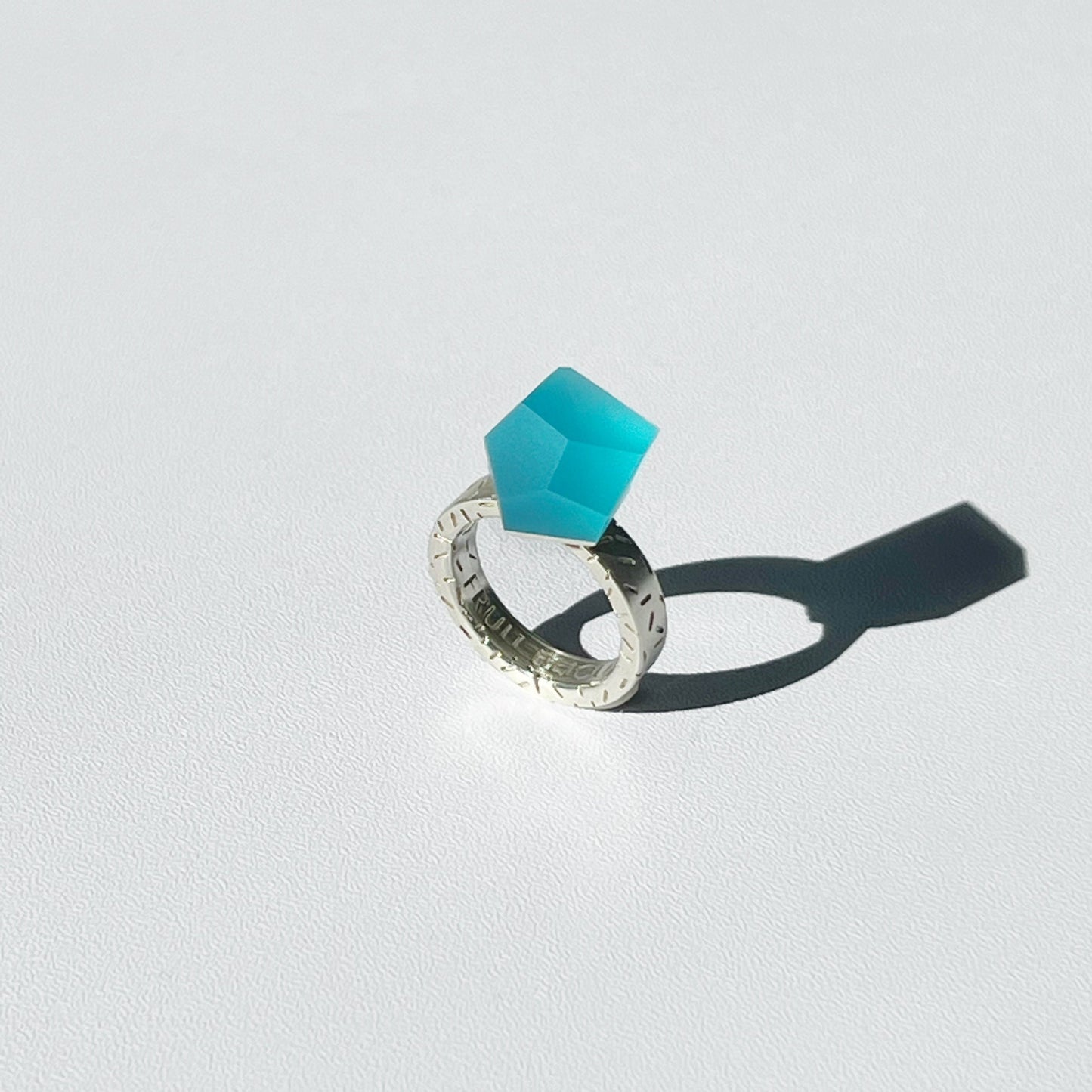 Dashes silver ring