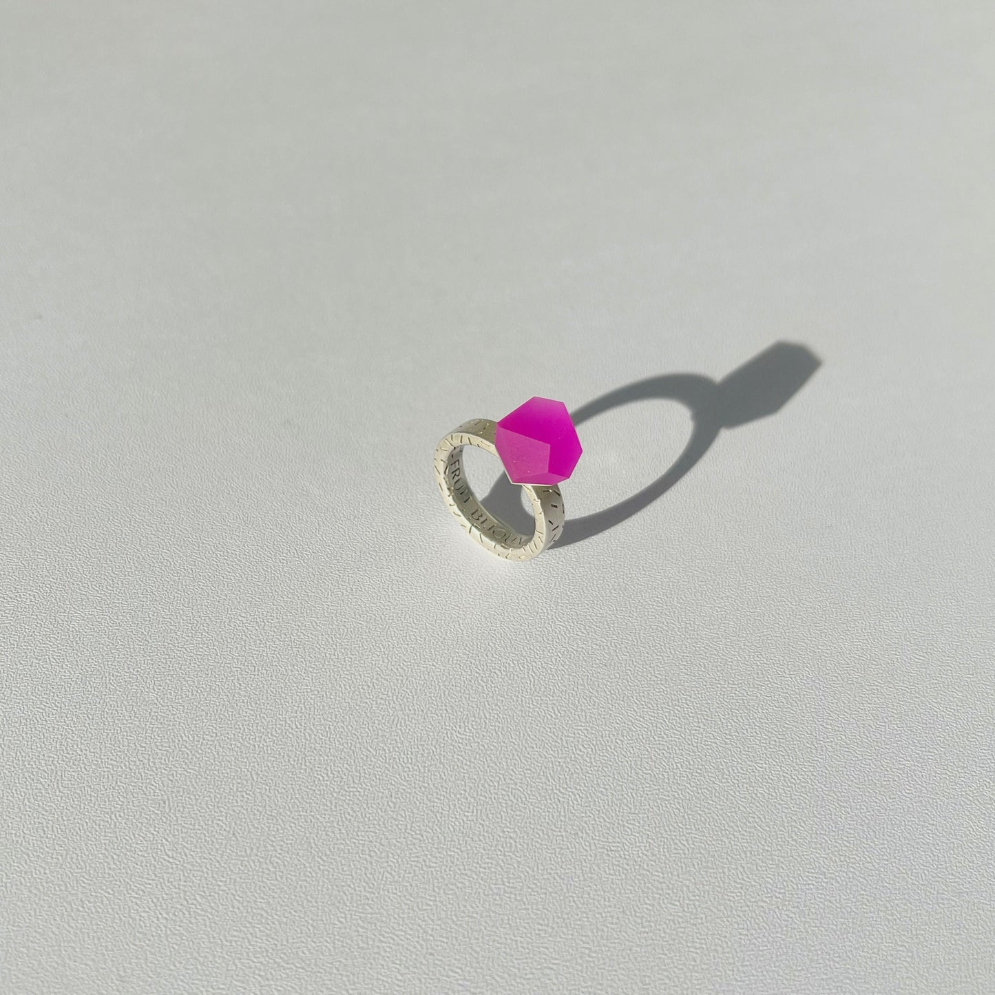 Dashes silver ring