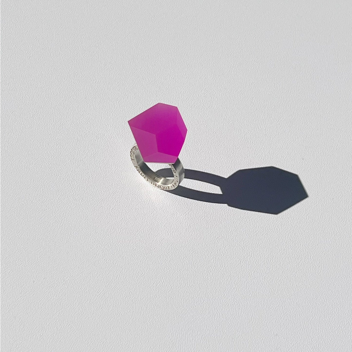 Smooth silver ring
