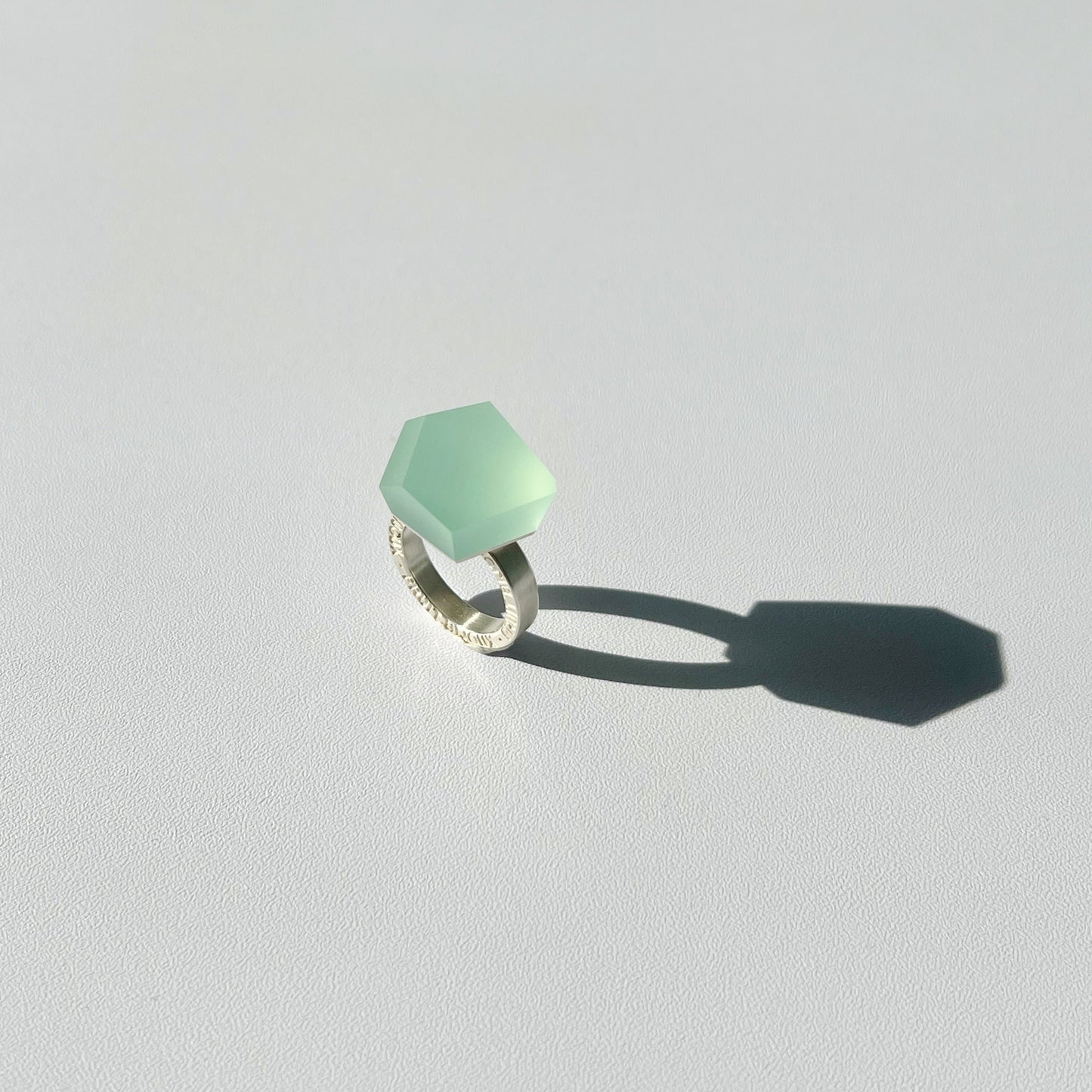 Mint green ring top