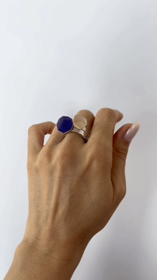 Cobalt blue ring top