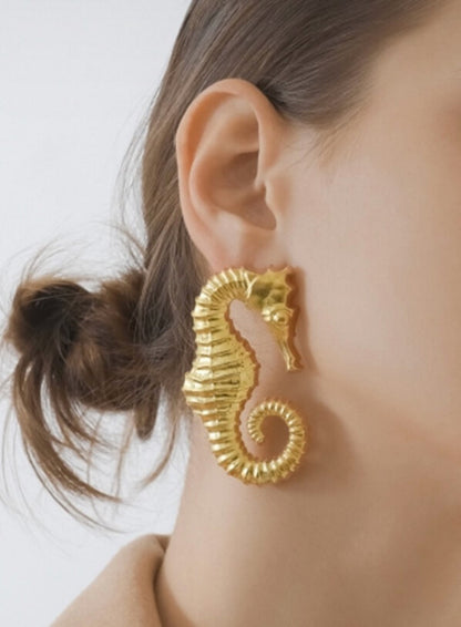 Seahorse earrings